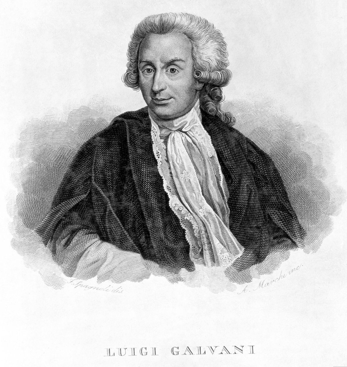 Luigi Galvani, Italiaanse fysioloog, ca. 1770s door Unbekannt