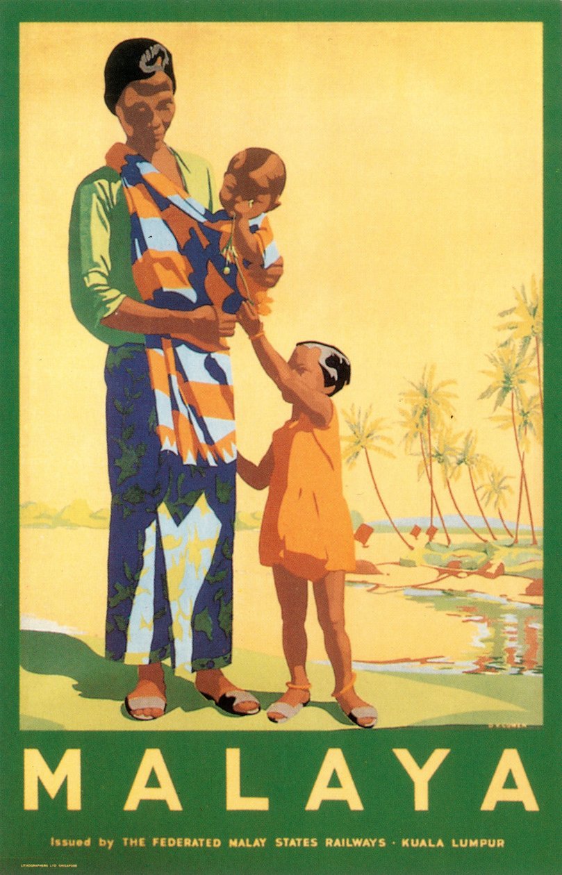 Malaya, door de Federates Malay States Railways door Unbekannter Künstler