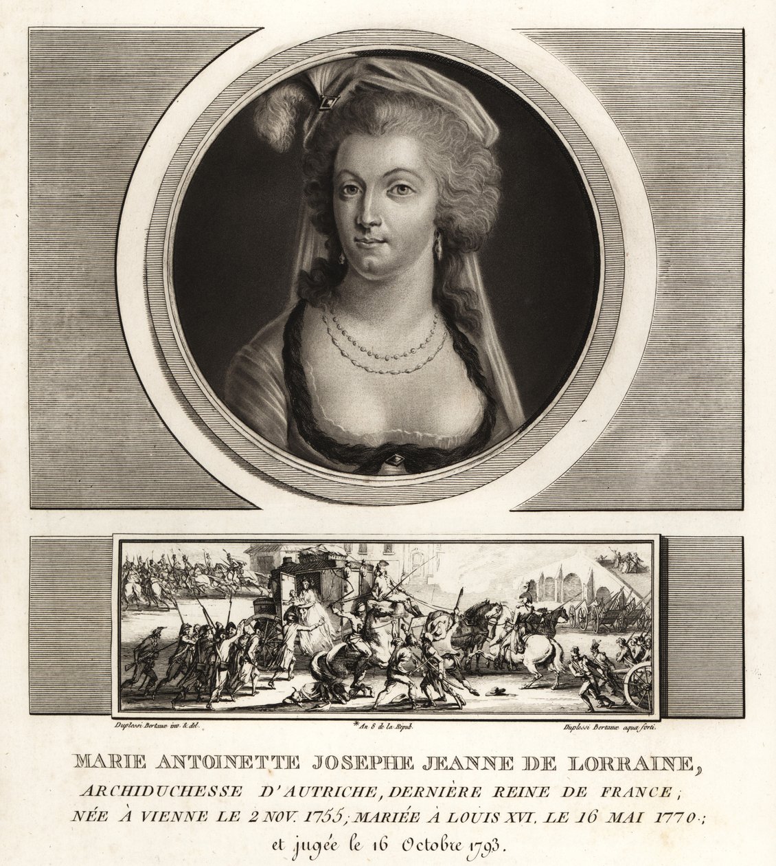 Marie Antoinette, laatste koningin van Frankrijk door Unbekannt