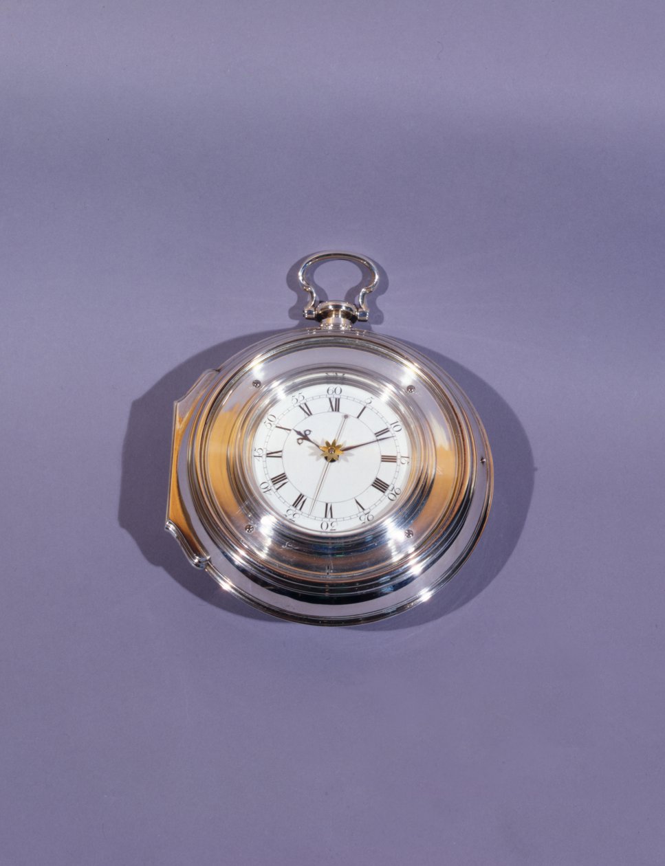 Marinehorloge, in zilveren paarbehuizing, door John Harrison en Zoon door Unbekannt