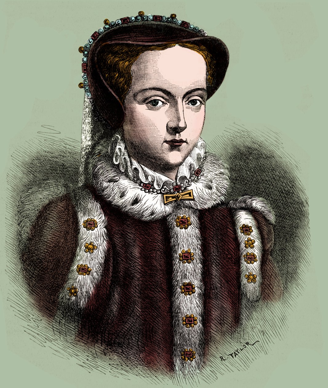 Mary I door Unbekannter Künstler