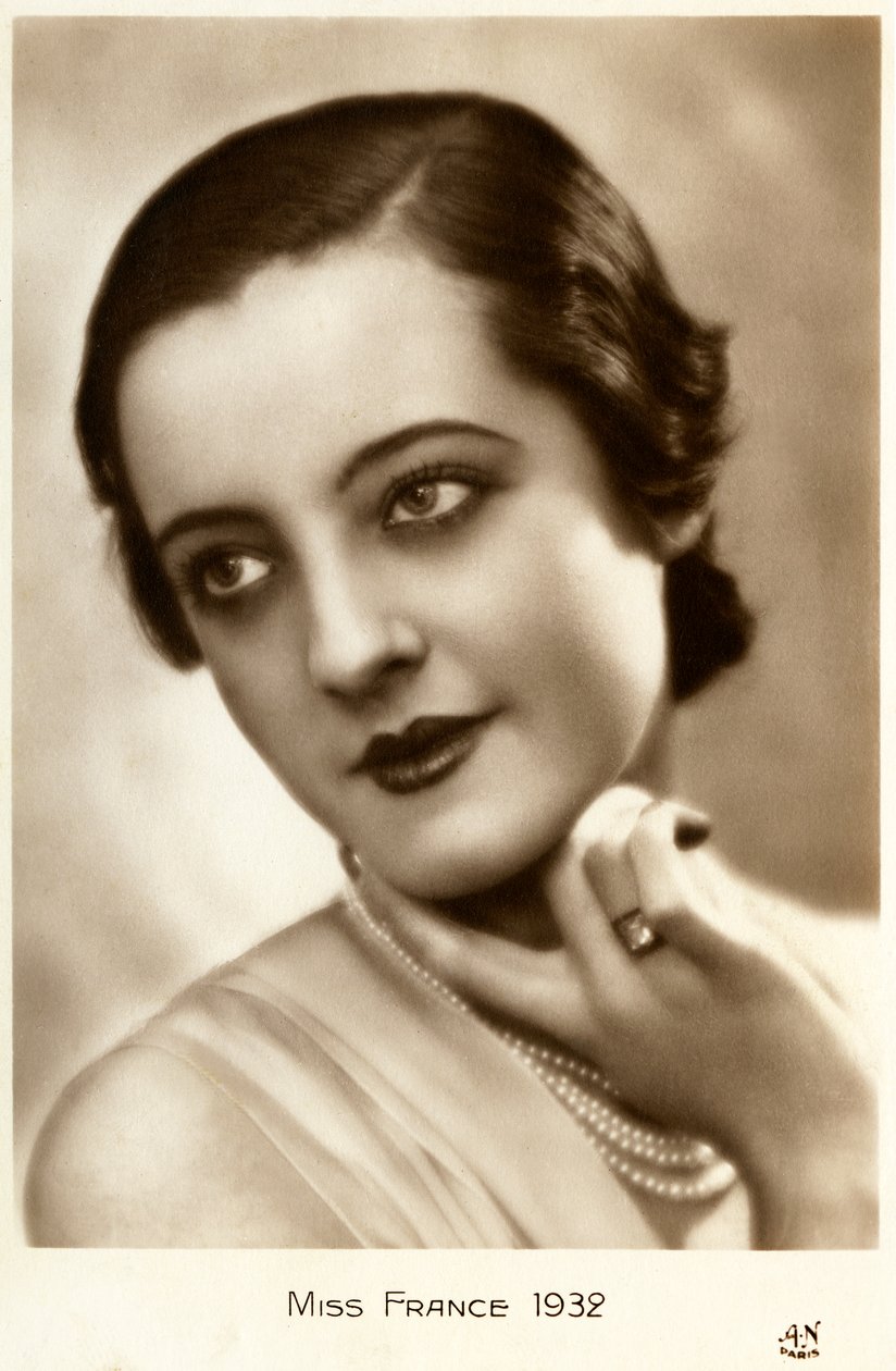 Miss Frankrijk 1932 door Unbekannt