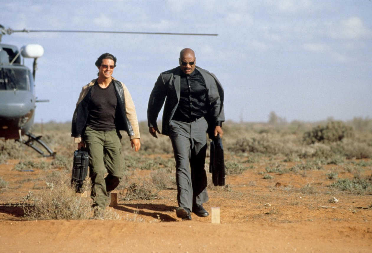 Mission Impossible II van John Woo met Tom Cruise en Ving Rhames 2000 door Unbekannter Künstler