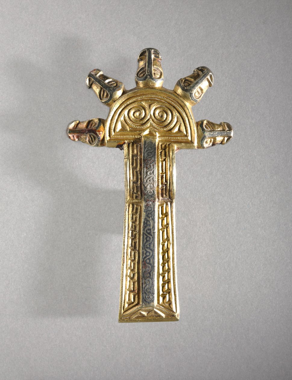Paar fibulae, Alemannisch, 500-600 door Unbekannt