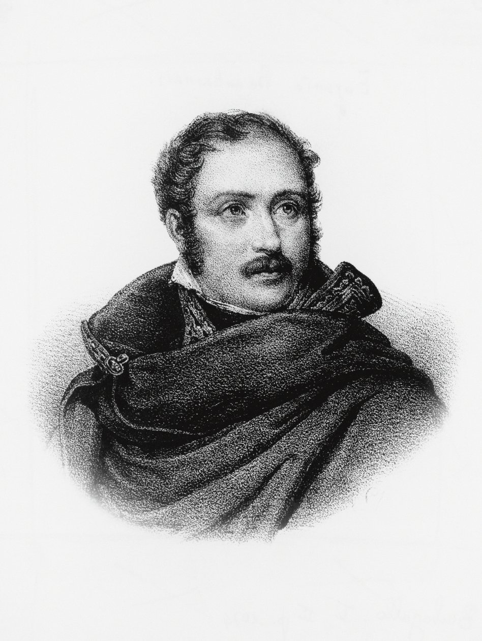 Portret van Eugene de Beauharnais (1781-1824), Franse soldaat, prins van het Eerste Keizerrijk en onderkoning van Italië van 1805 tot 1814, gravure door William M. Timlin