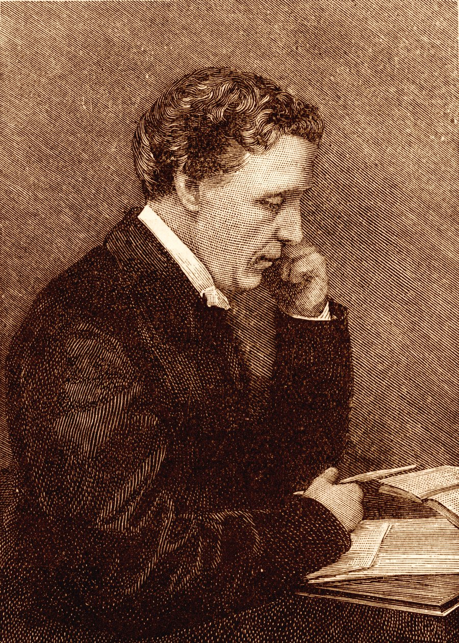 Portret van Lewis Carroll door Unbekannter Künstler