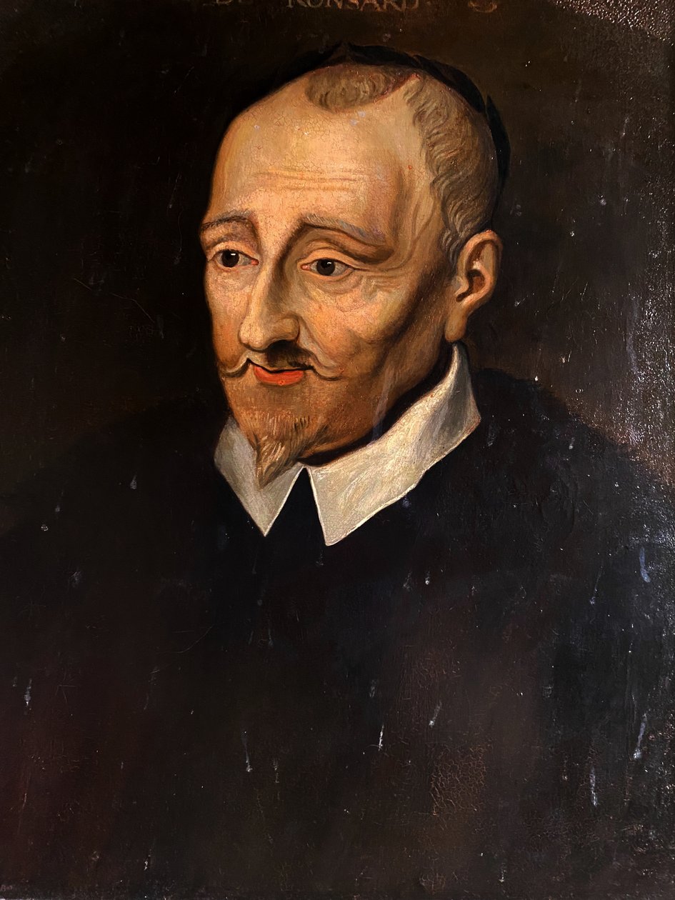 Portret van Ronsard. Priorij van Saint-Cosme, Touraine door Unbekannter Künstler