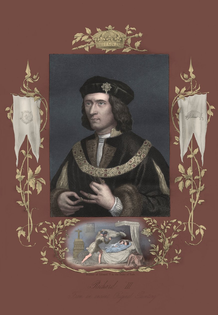 Richard III koning van Engeland door Unbekannter Künstler