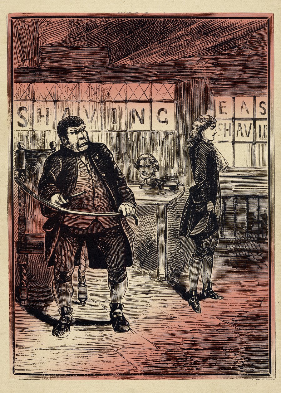 Sweeney Todd de duivelse barbier van Fleet Street door Unbekannter Künstler