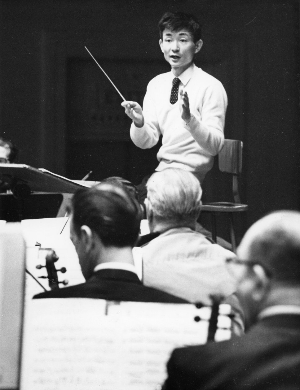 Seiji Ozawa in Carnegie Hall door Benjamin Baud