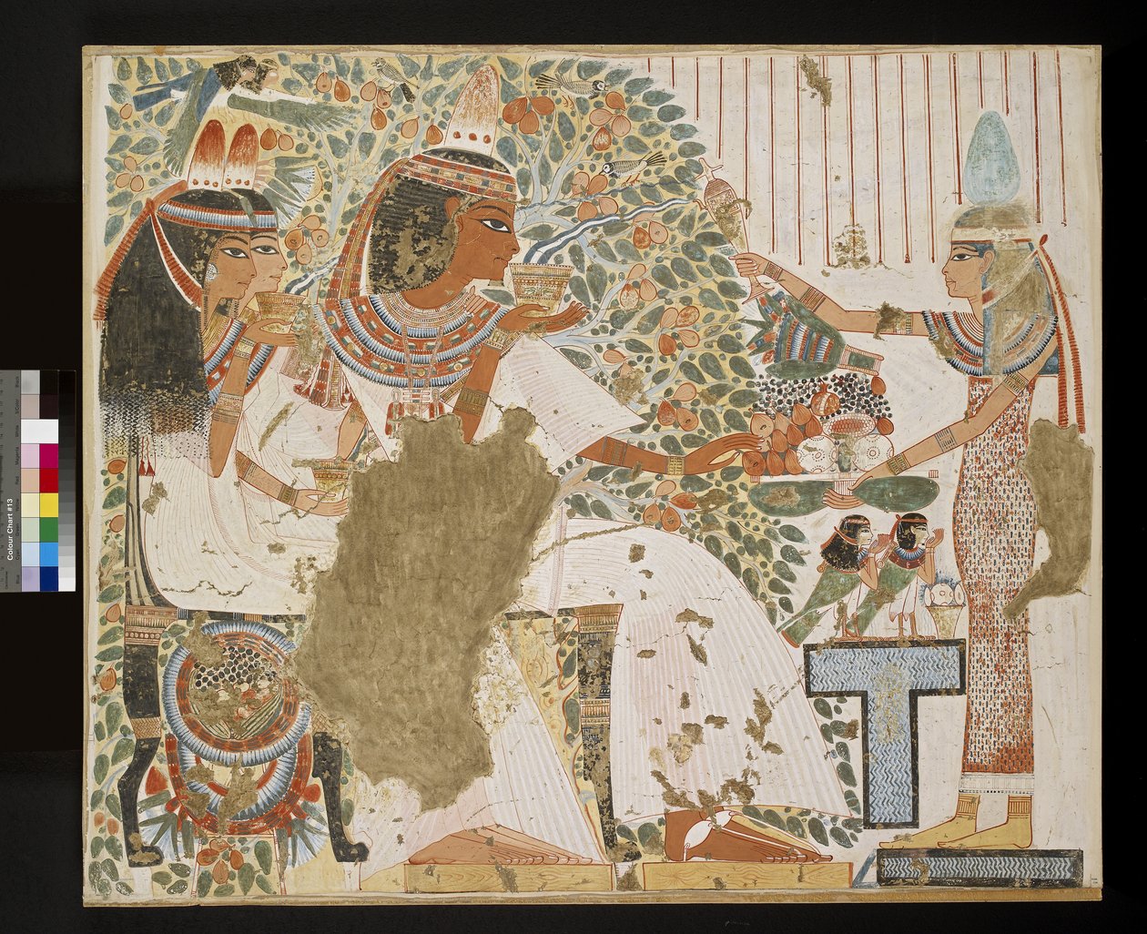 Heiligdom opgericht door Farao Taharqa in de hof van de Tempel van Amon gebouwd door hem in Kawa in Nubië, 25e Dynastie, Late Periode, 690-64 v.Chr. (foto) door Unbekannt