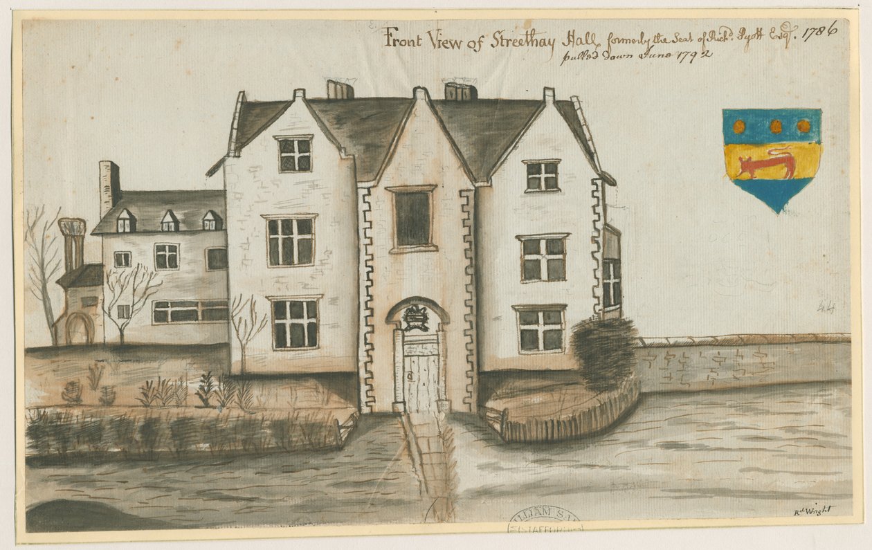 Streethay Hall door Unbekannt