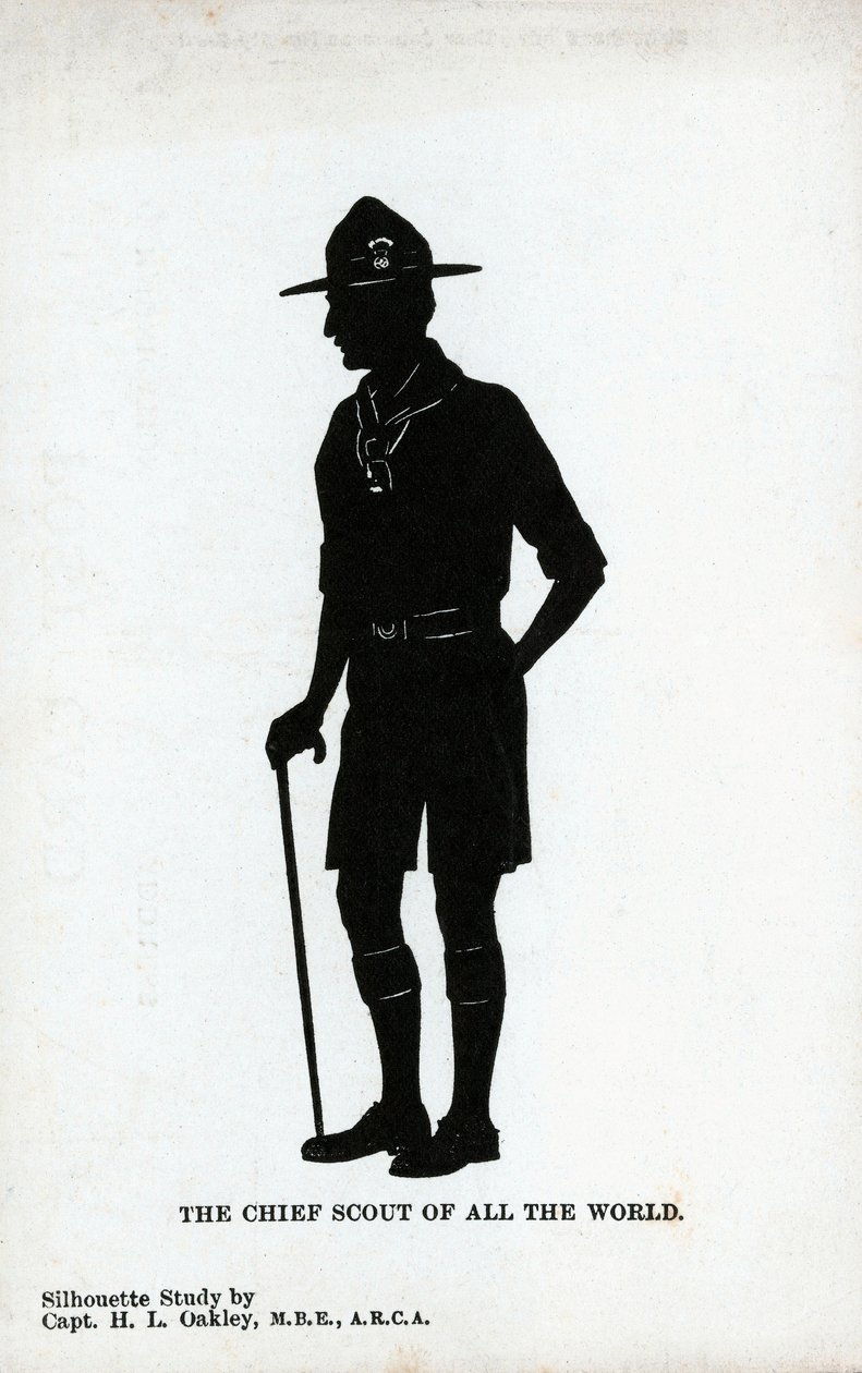 De Hoofdverkenner van de Wereld, Baden-Powell, ca. 1930s door Unbekannt