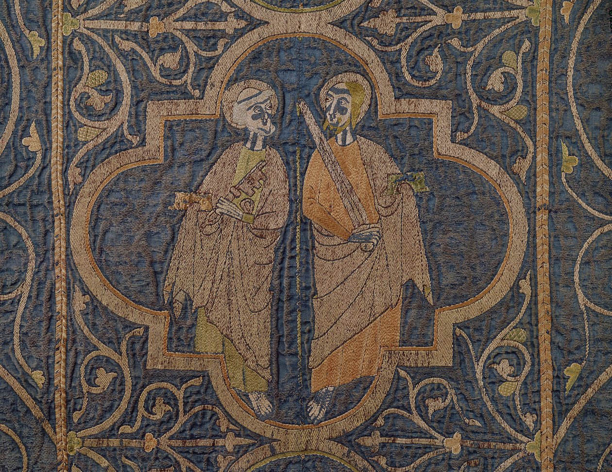 De Clare Kazuifel, detail van St. Petrus en St. Paulus, Brits door Unbekannt