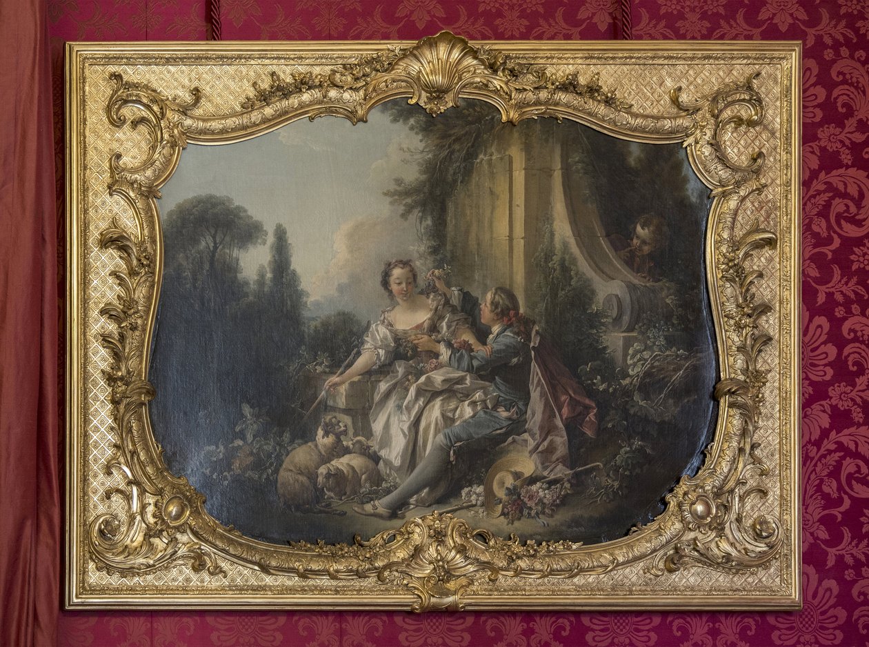 De Galante Herder of de Krans door Unbekannt