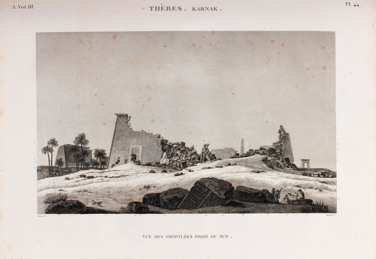 Thebe: Karnak door Unbekannt