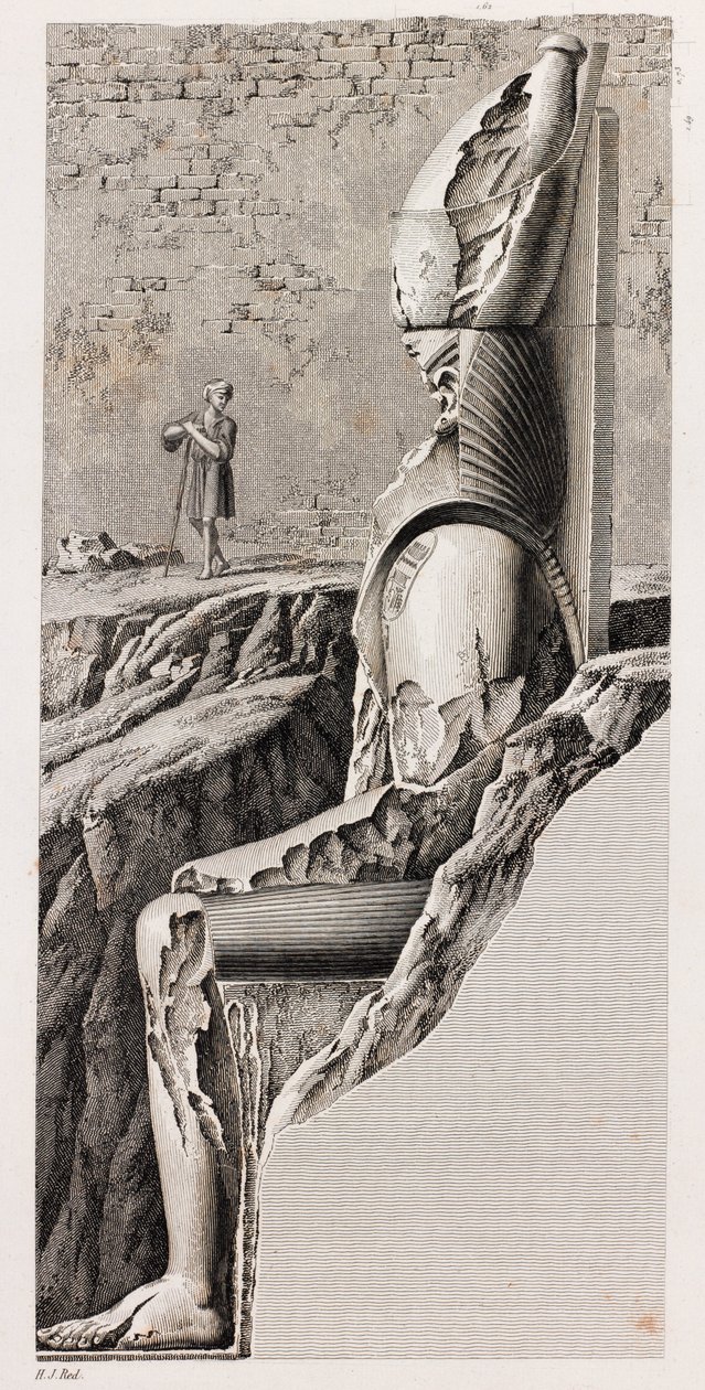 Thebe, Louqsor (detail) door Unbekannt
