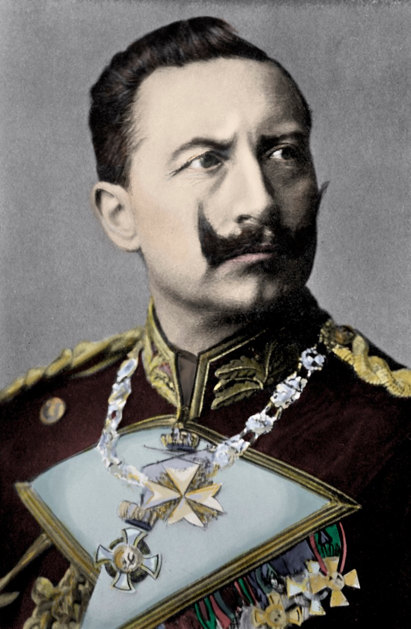 Wilhelm II, Duitse Keizer van 1888 - 1941 door Unbekannter Künstler