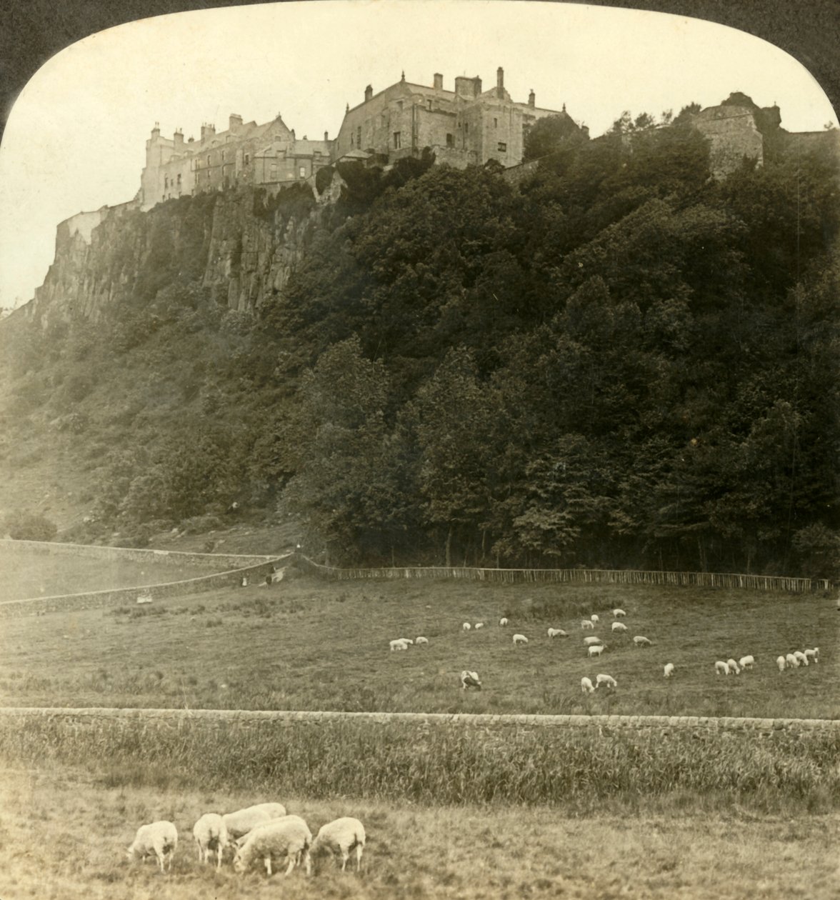 Stirling Castle, de zetel van oude koningen...Schotland, ca. 1900 door Underwood and Underwood