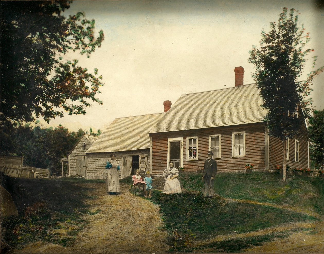 Huis van Moses Glimes, veteraan uit de burgeroorlog door Unidentified