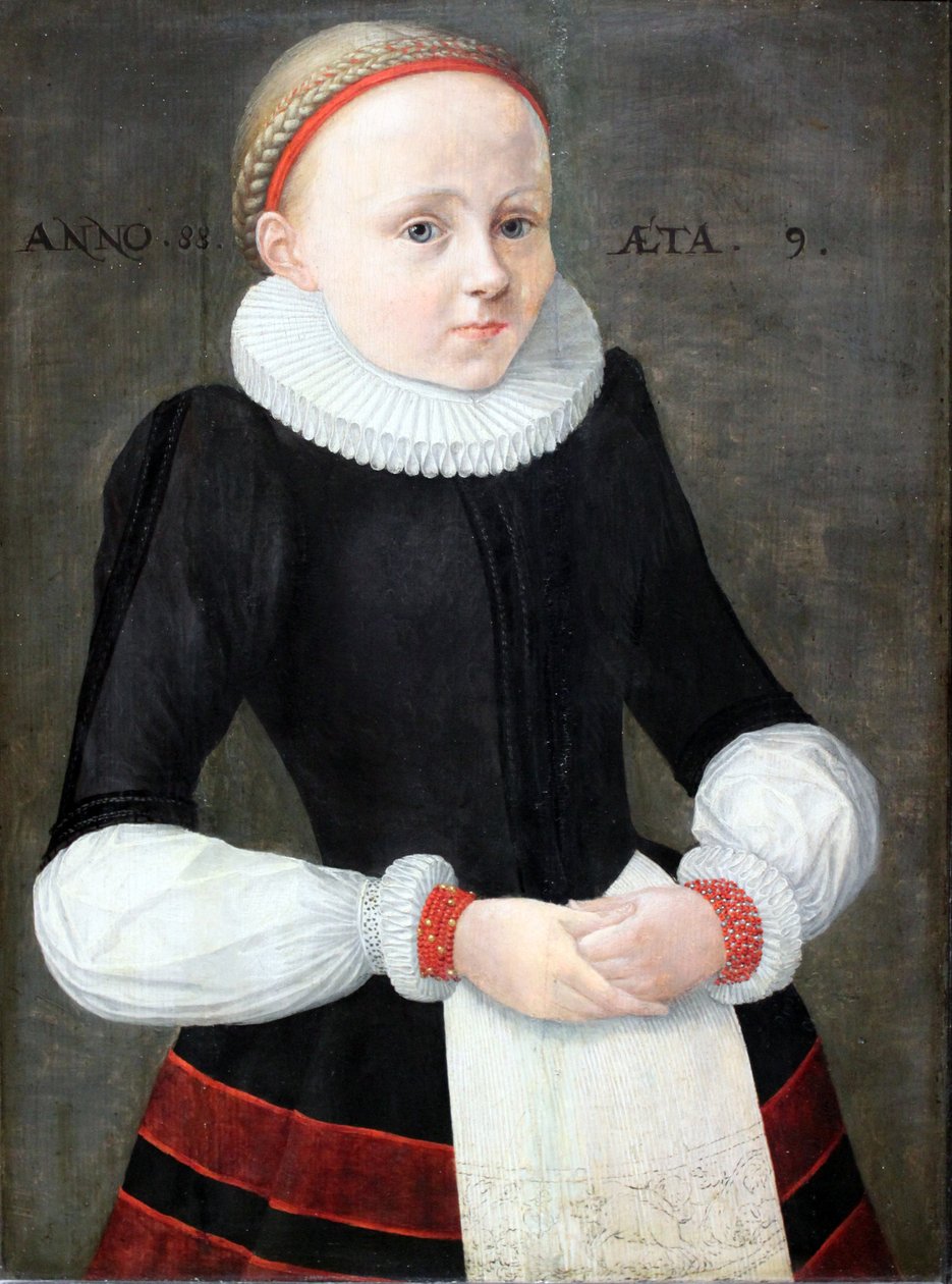 Portret van Maria Jacobina Völker door Unbekannt Unbekannt