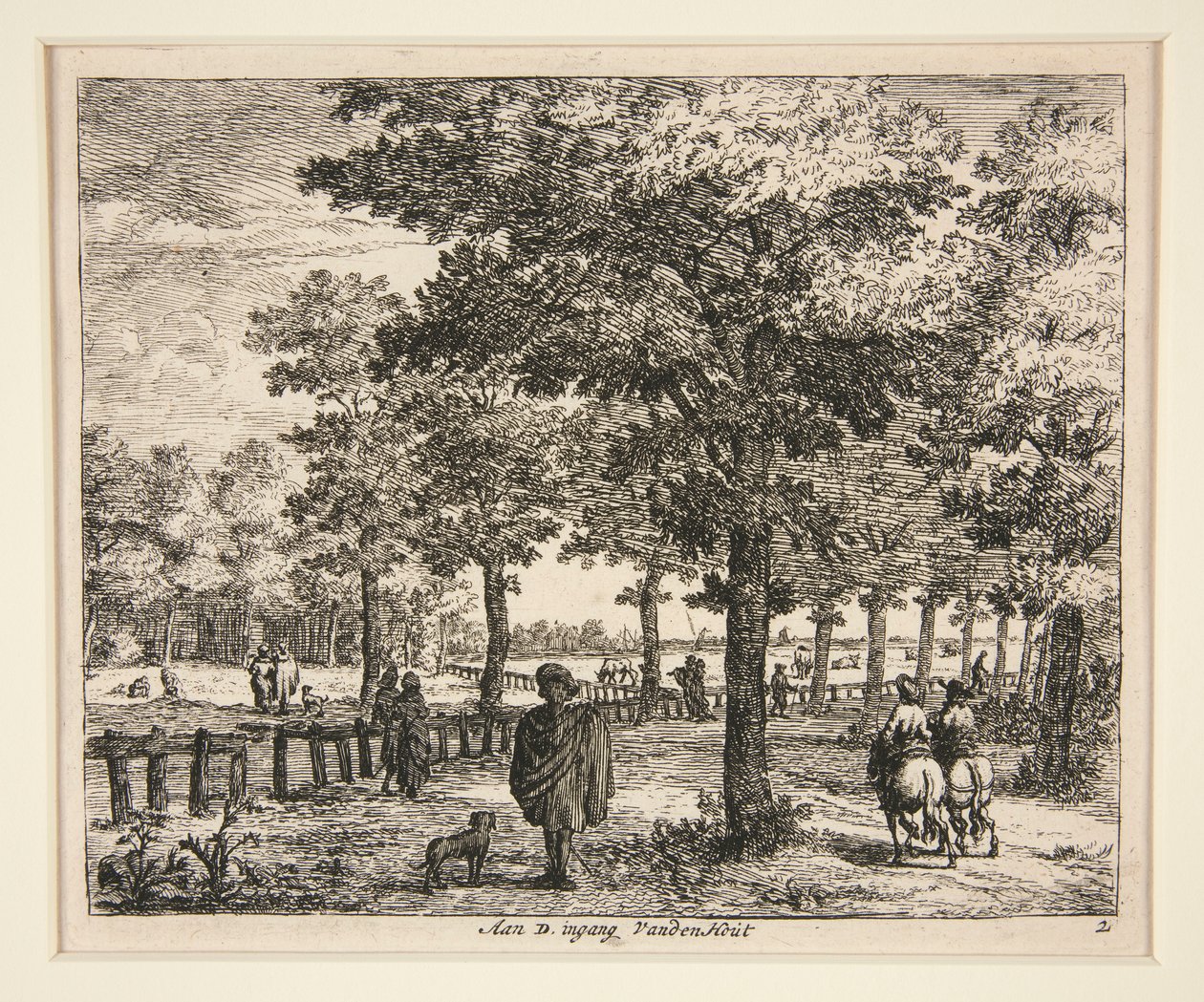 Aan de ingang van de Harit door Unknown