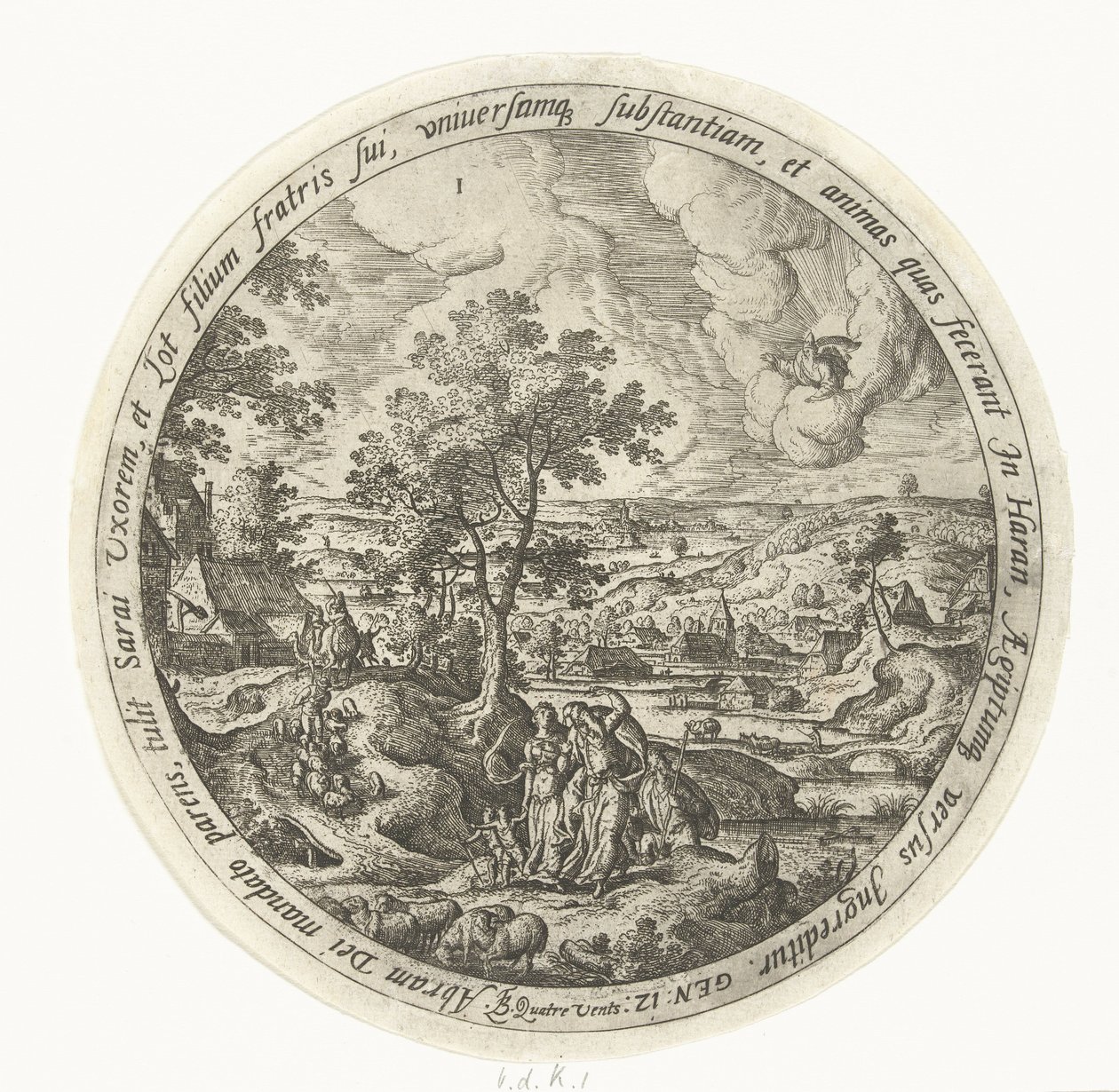 Abraham op weg naar Kanaän (Het levensverhaal van Abraham, serietitel) door Unknown