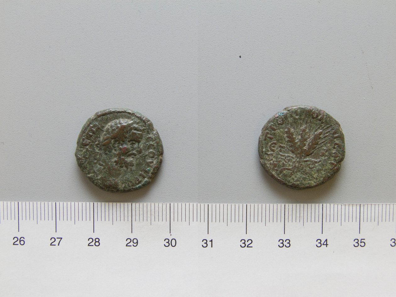 Munt van Septimius Severus, keizer van Rome uit Caesareia, Cappadocië door Unknown