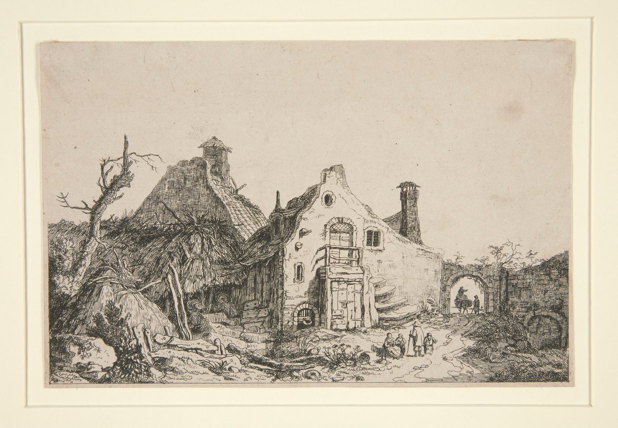 Boerenerf door Unknown