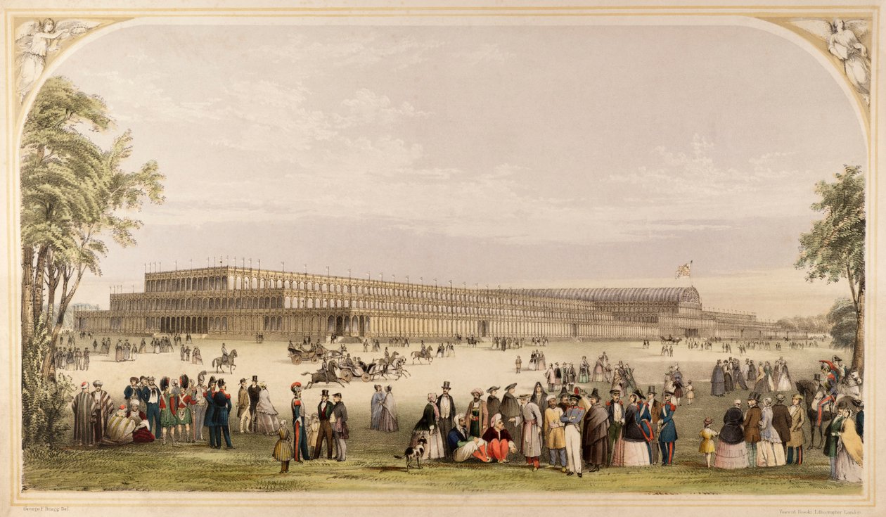 Grote Tentoonstelling, Crystal Palace, Hyde Park, Londen, 1851 door Unknown