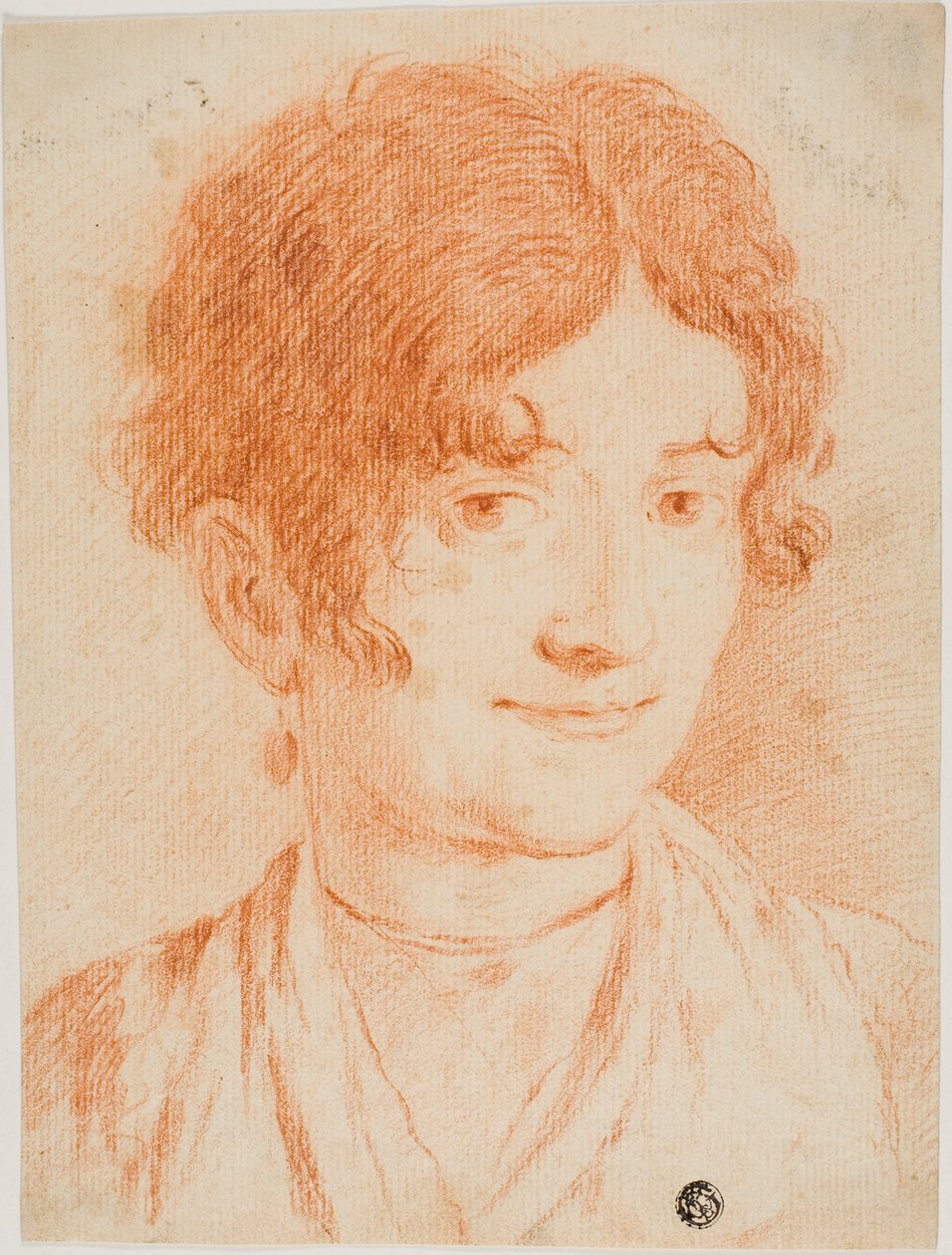 Hoofd van een vrouw door Unknown