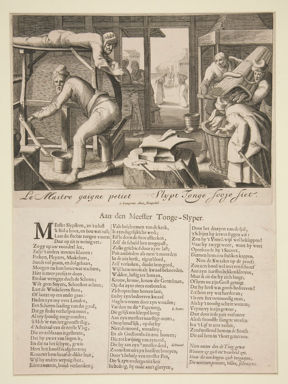De meester wint petiet. Sluwe tong zoet je ziet door Unknown