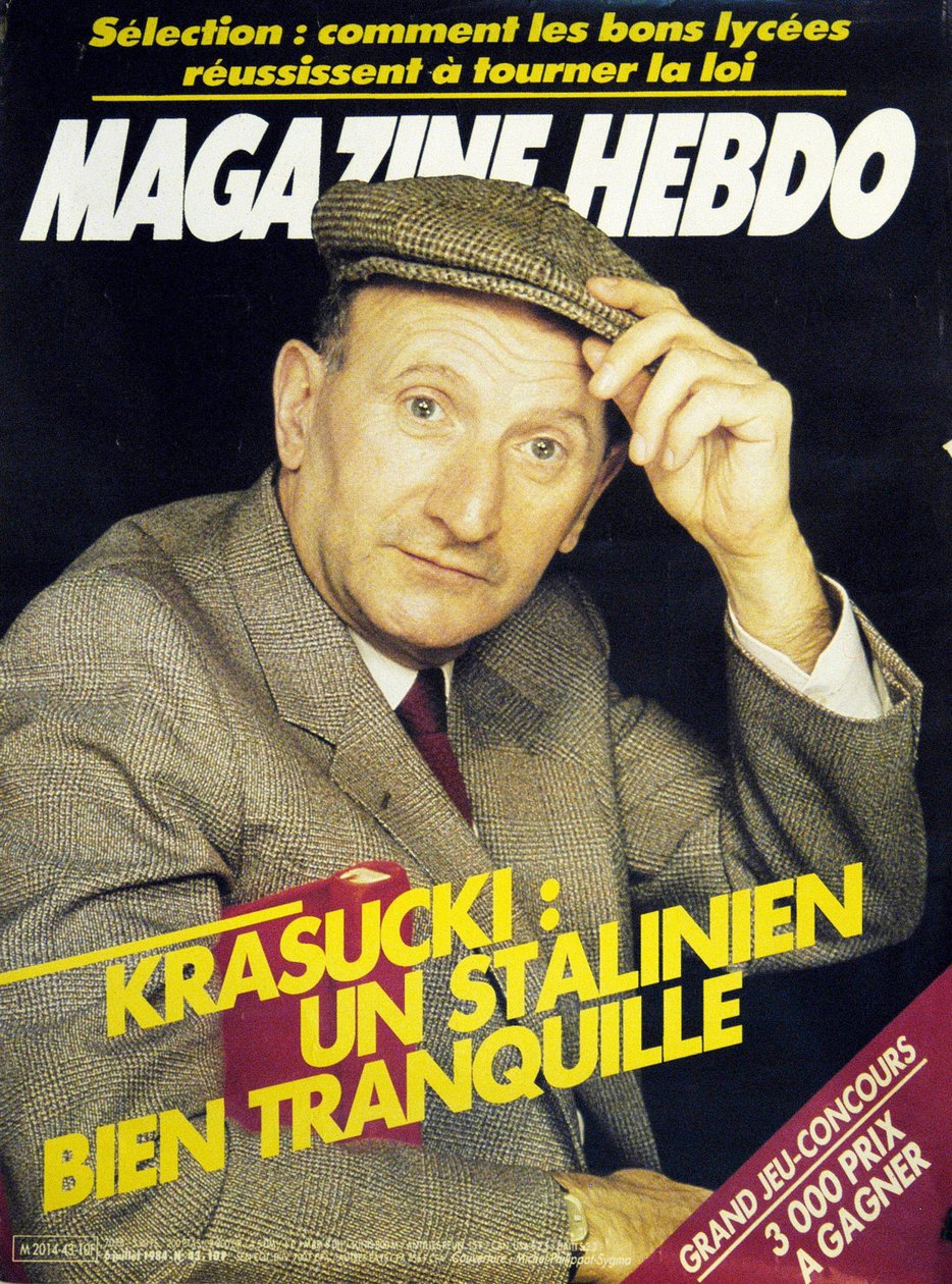 Magazine Hebdo: Krasucki door Unknown