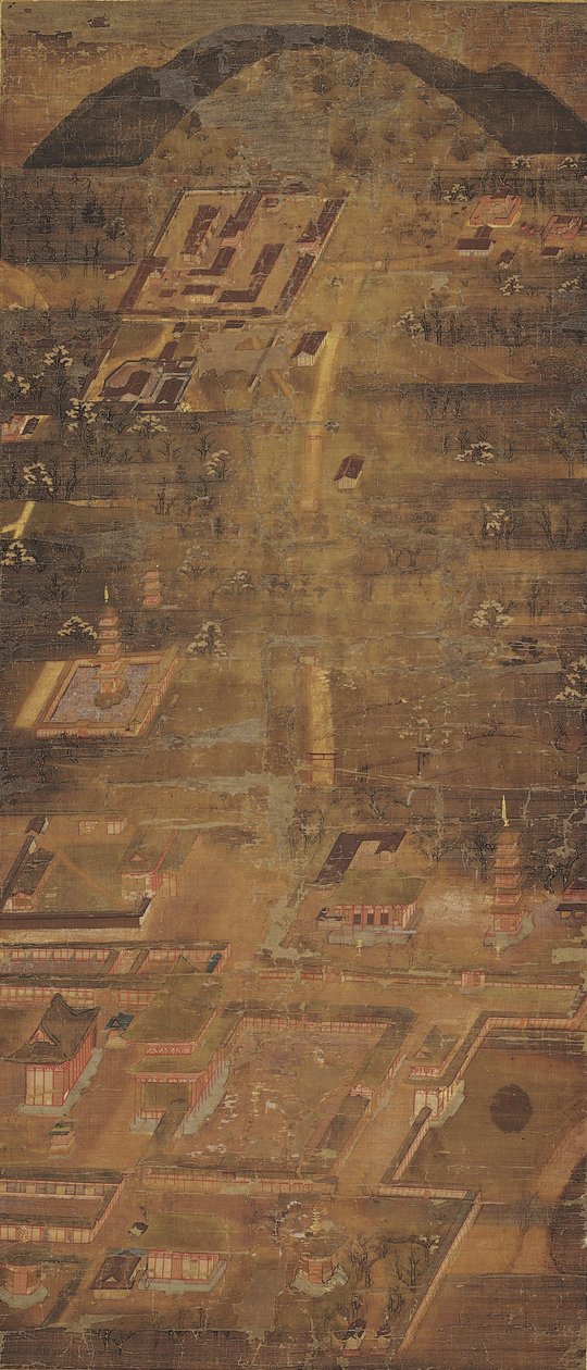 Mandala van Kasuga Shrine en Kofuku-ji Tempel door Unknown