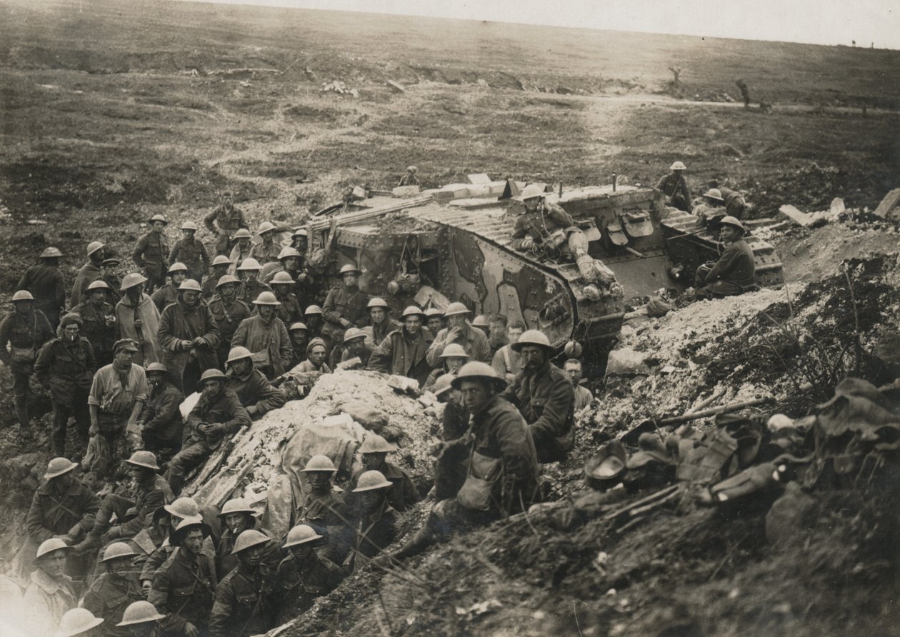 Officiële foto genomen aan het Westelijk Front, 1916 door Unknown