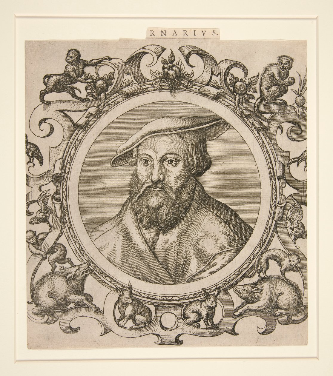 Portret van Carnarius(?) door Unknown