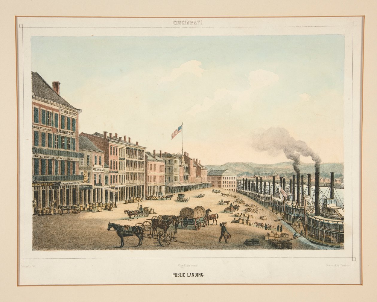 Public Landing, Cincinnati door Unknown