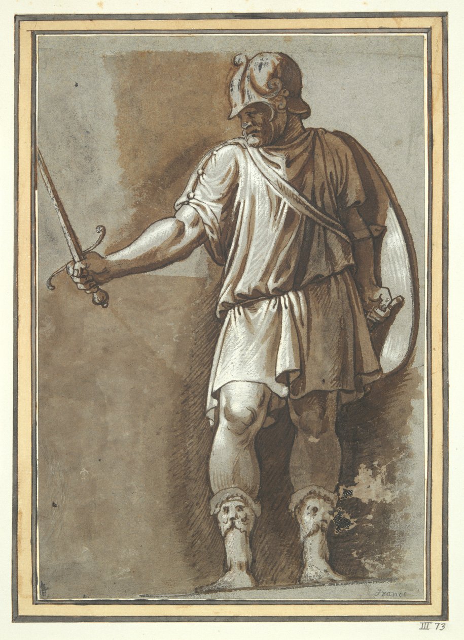 Staande Krijger, van Polidoro door Unknown