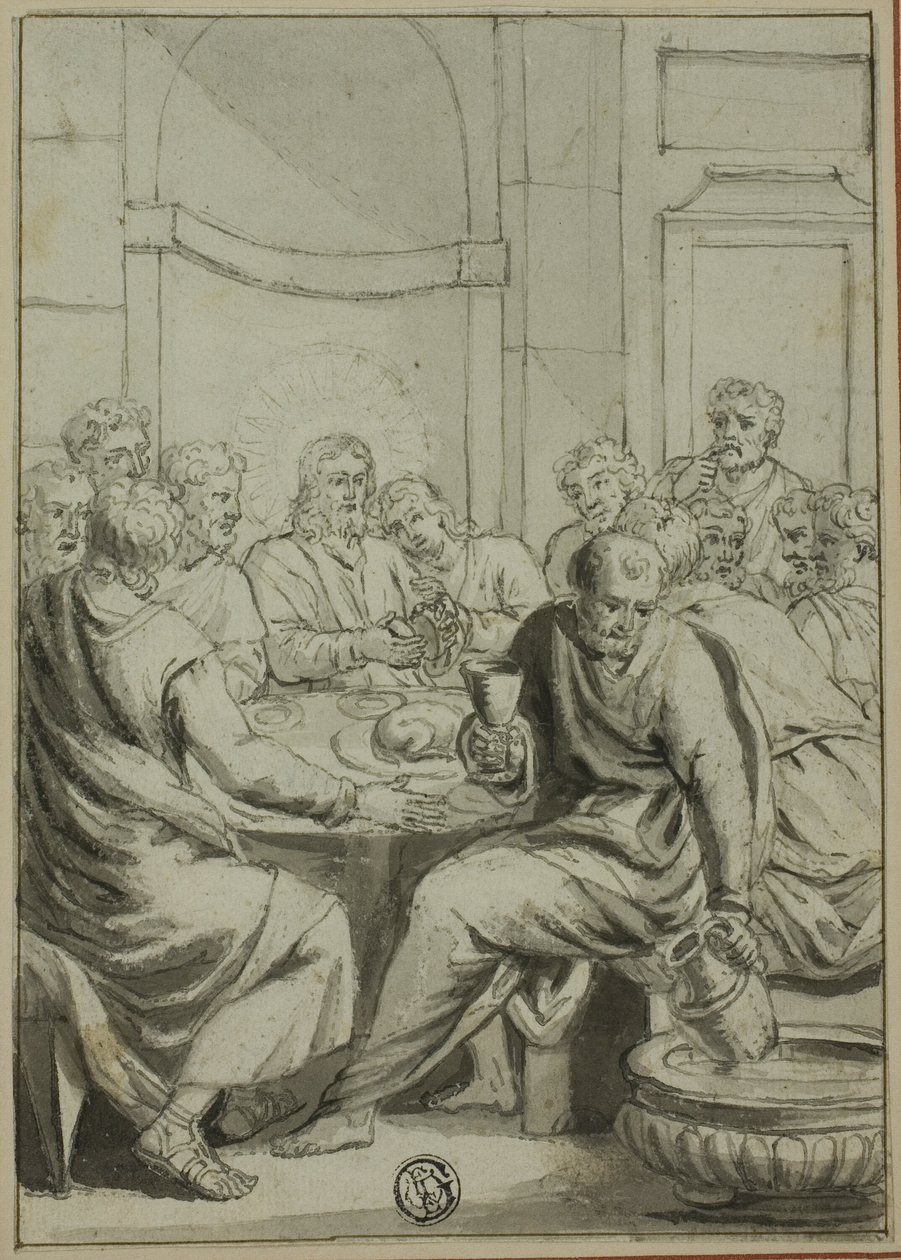 Het laatste avondmaal door Unknown