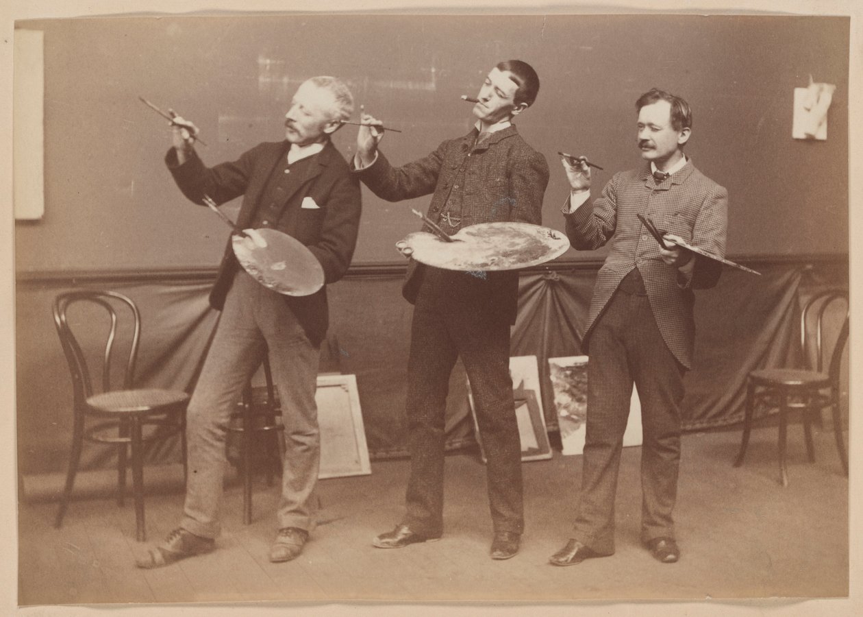 uit een album met portretten door Unknown
