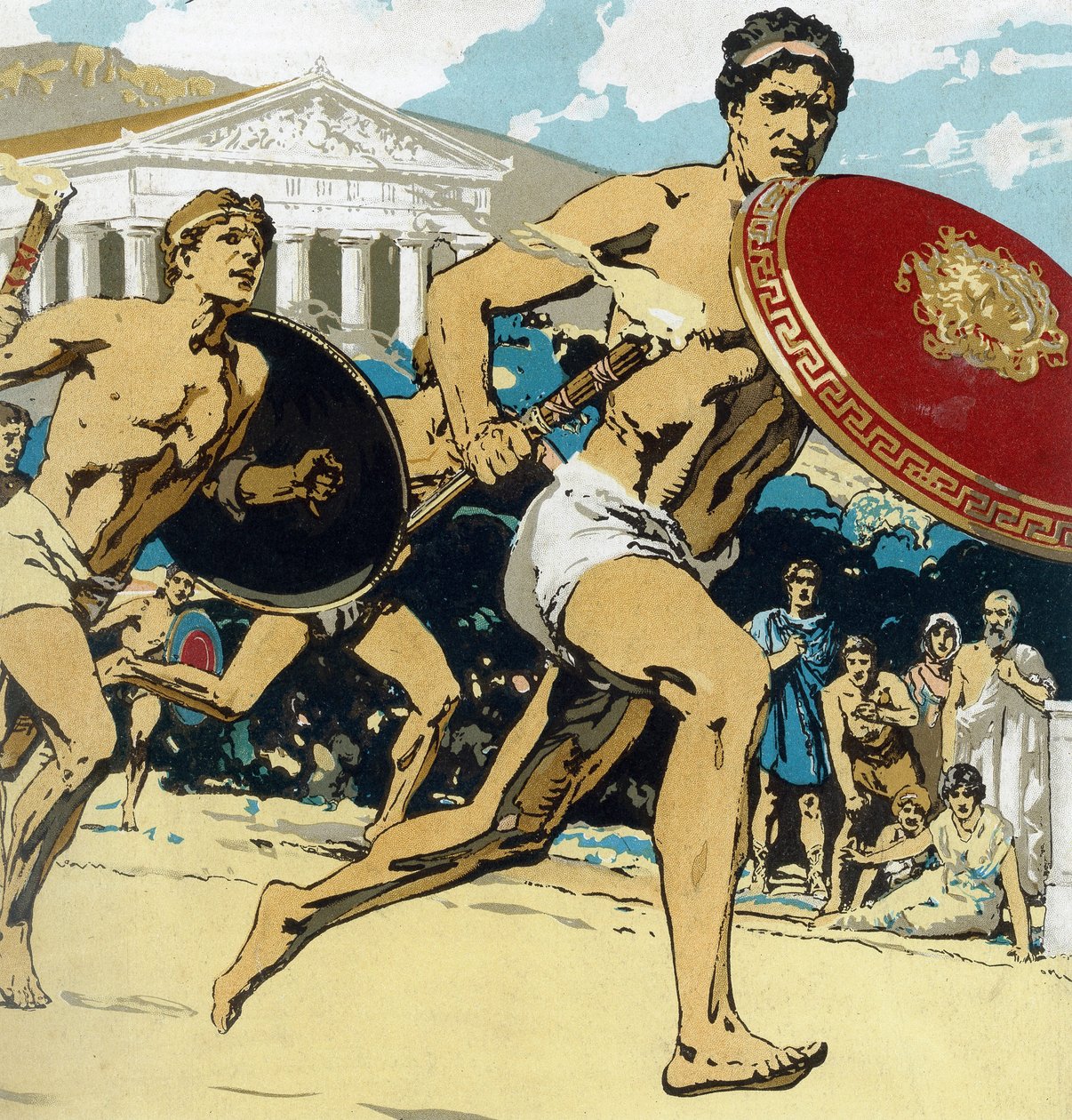 Oude Olympische Spelen door Unknown artist