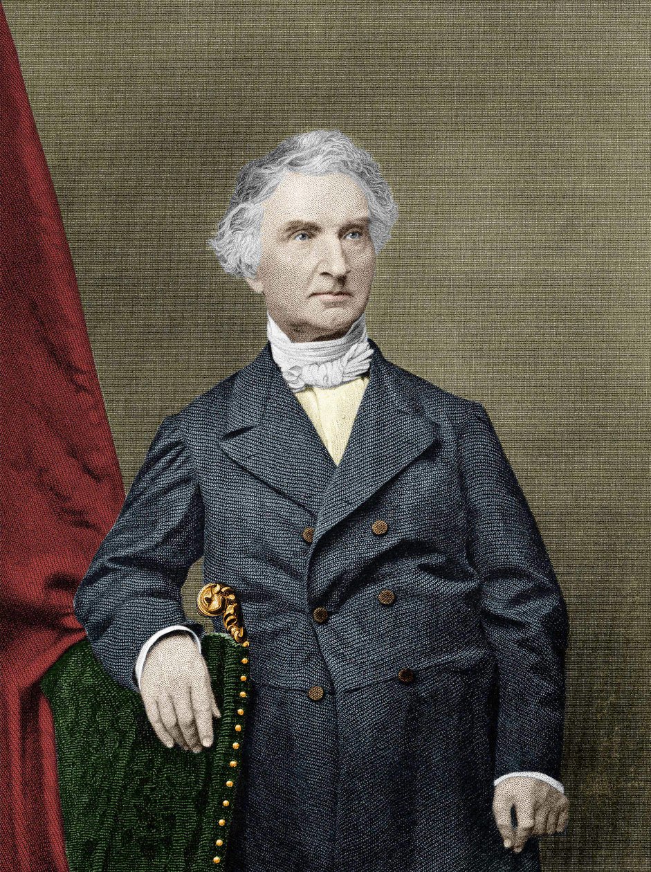 Baron Justus von Liebig, Duitse chemicus (1803-1873) door Unknown artist