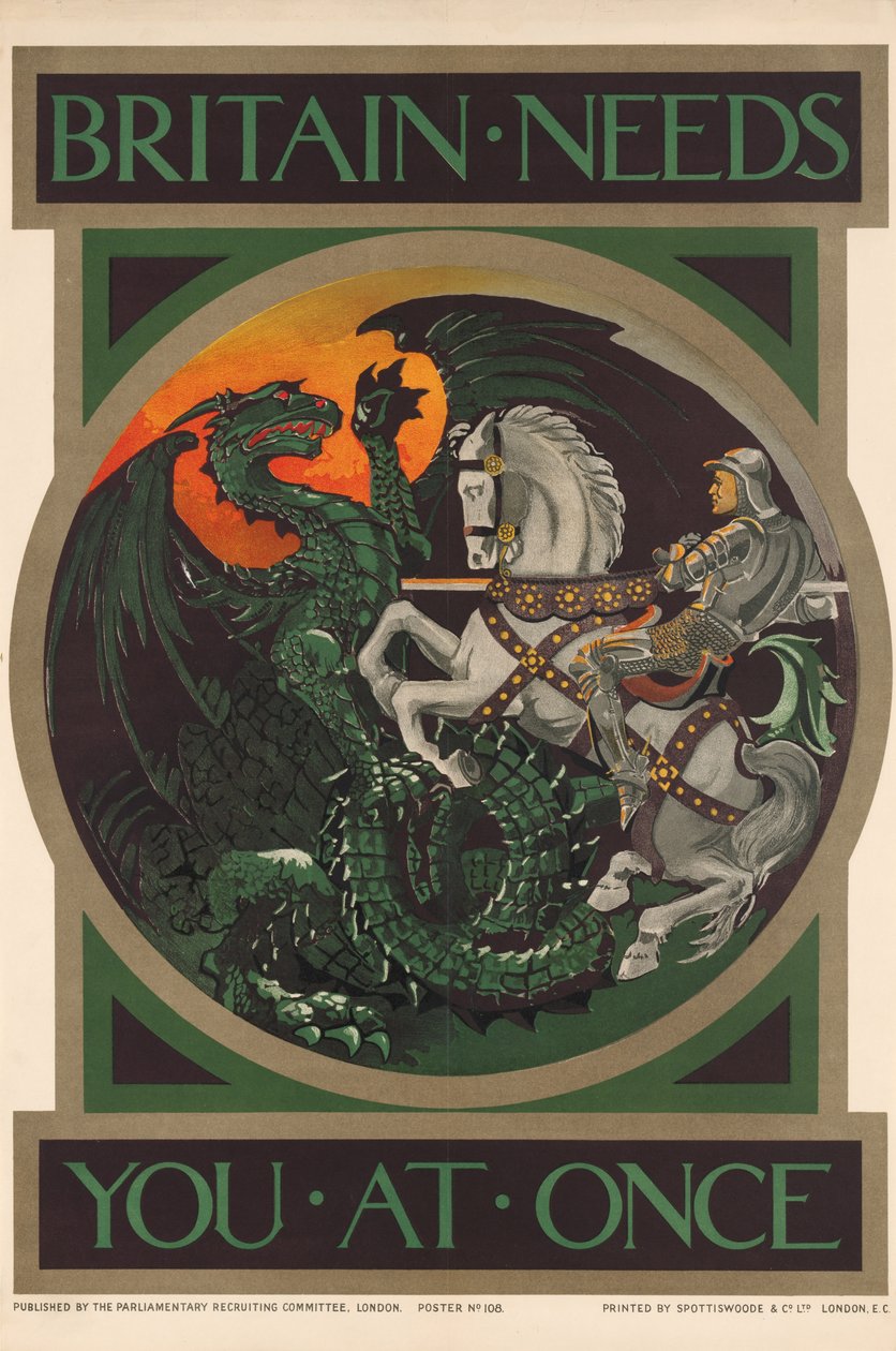 Groot-Brittannië heeft u meteen nodig door Unknown Artist