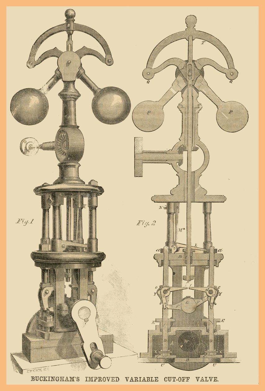 Buckinghams verbeterde variabele afsluitklep door Unknown Artist