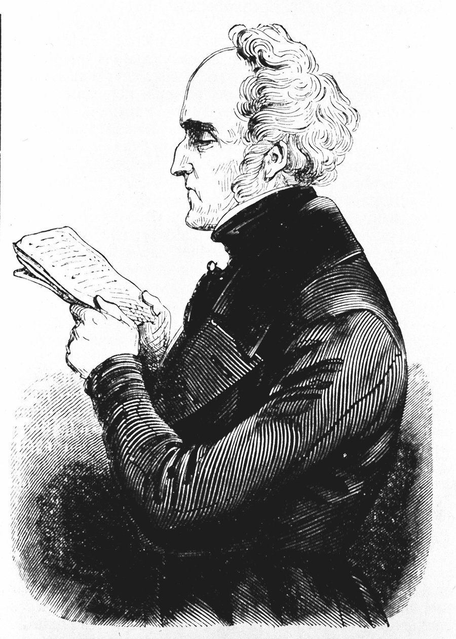 Charles Fourier (1772-1837), Franse filosoof en econoom. door Unknown artist