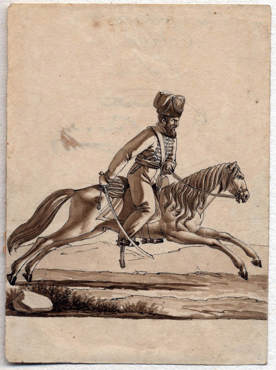 Chef (ataman) van de Kozakken door Unknown artist