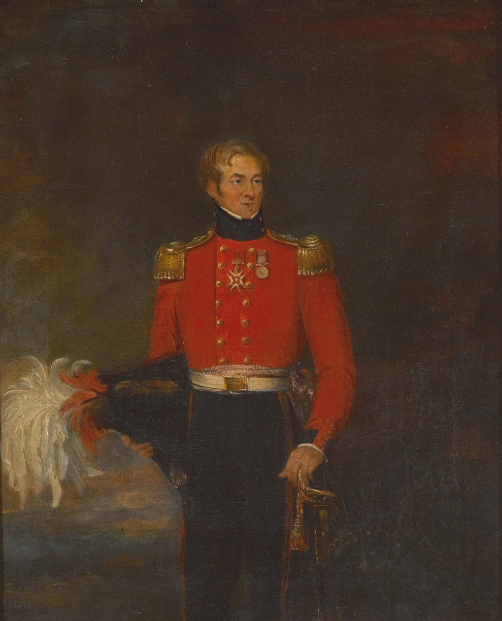 Kolonel Sir Richard Llewellyn, 28e Regiment of Foot, ca. 1835 door Unknown