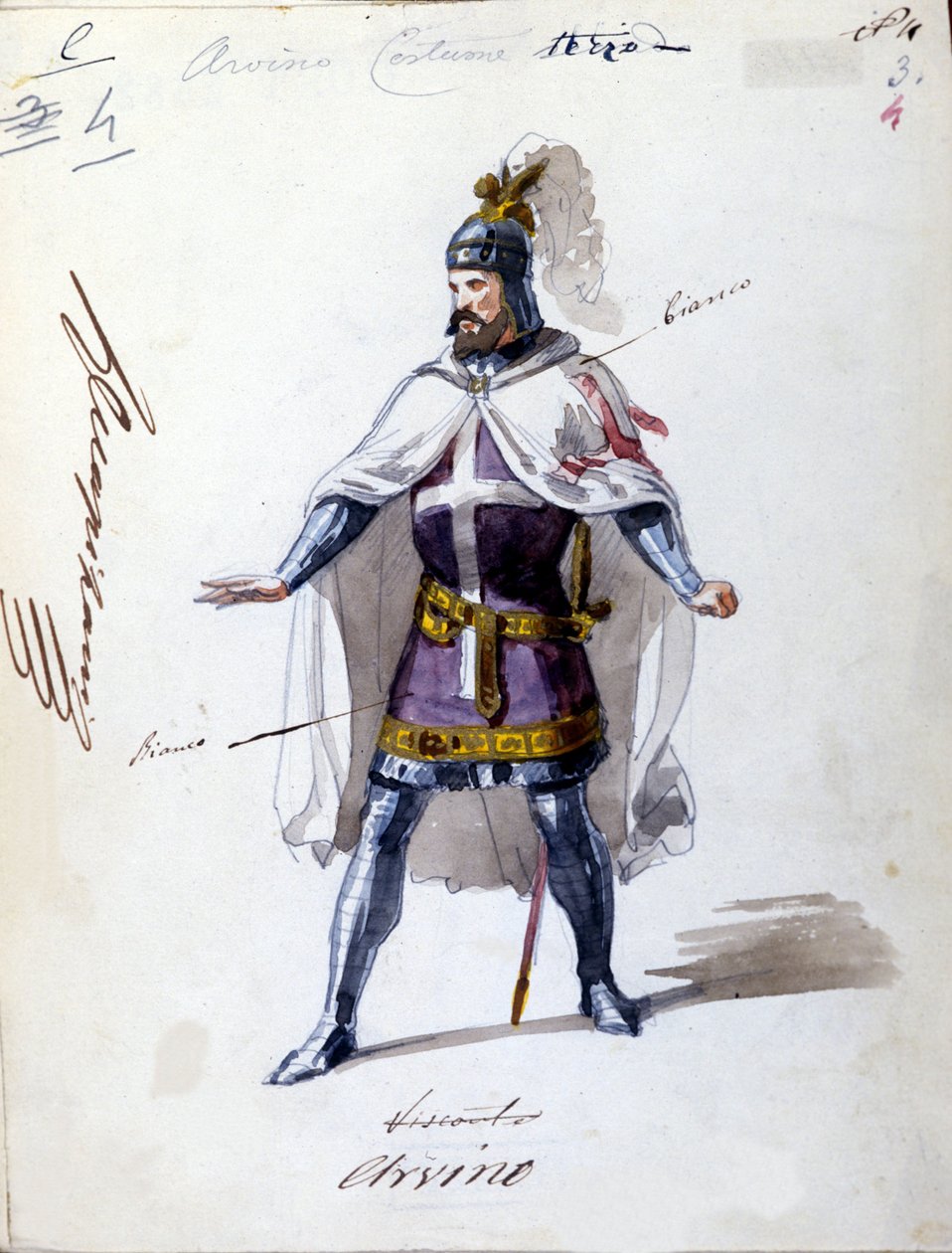 Kostuum voor opera 