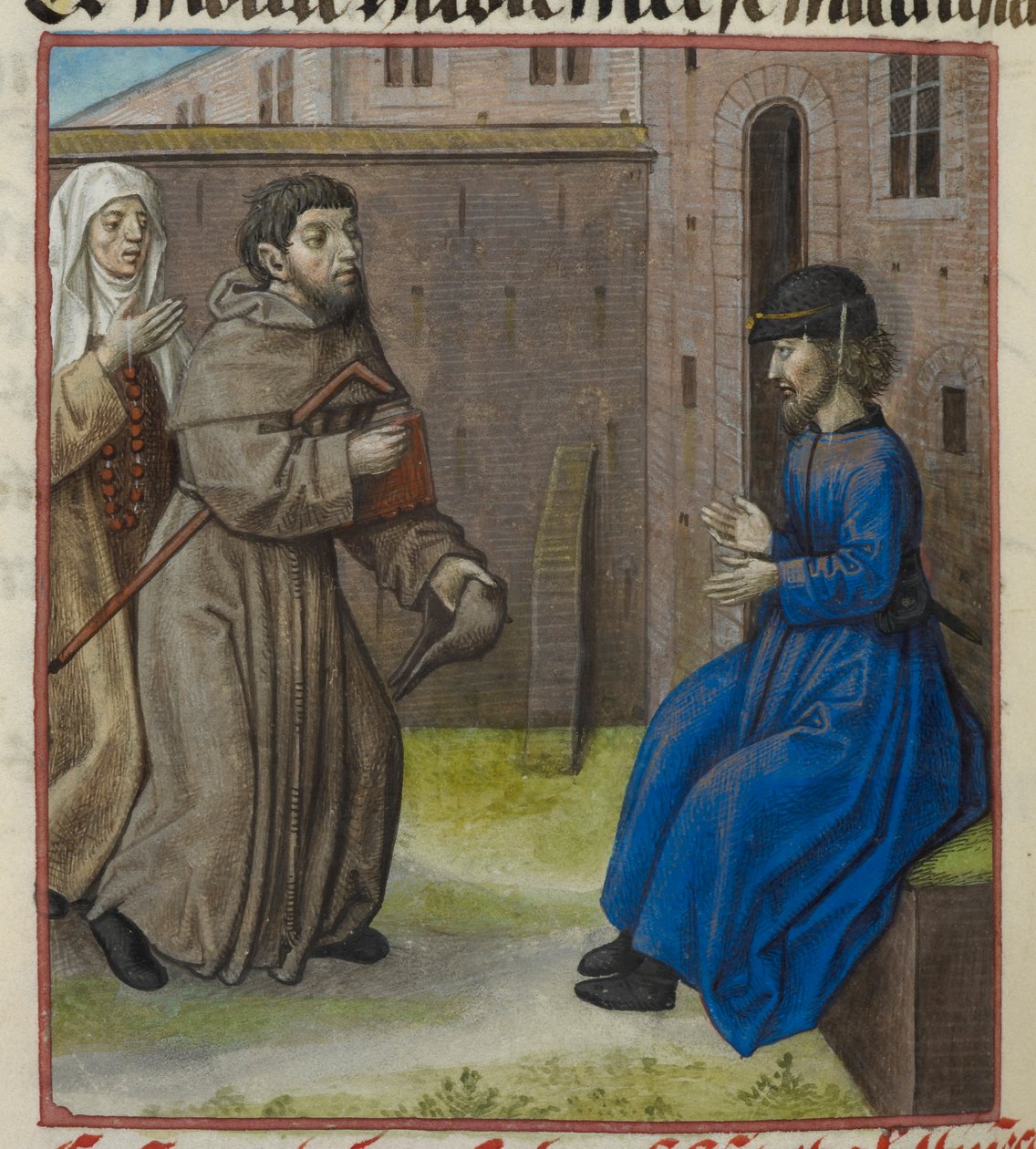(detail) Faus-semblant en Contrainte-Abstinence spreken met Malebouche, uit 