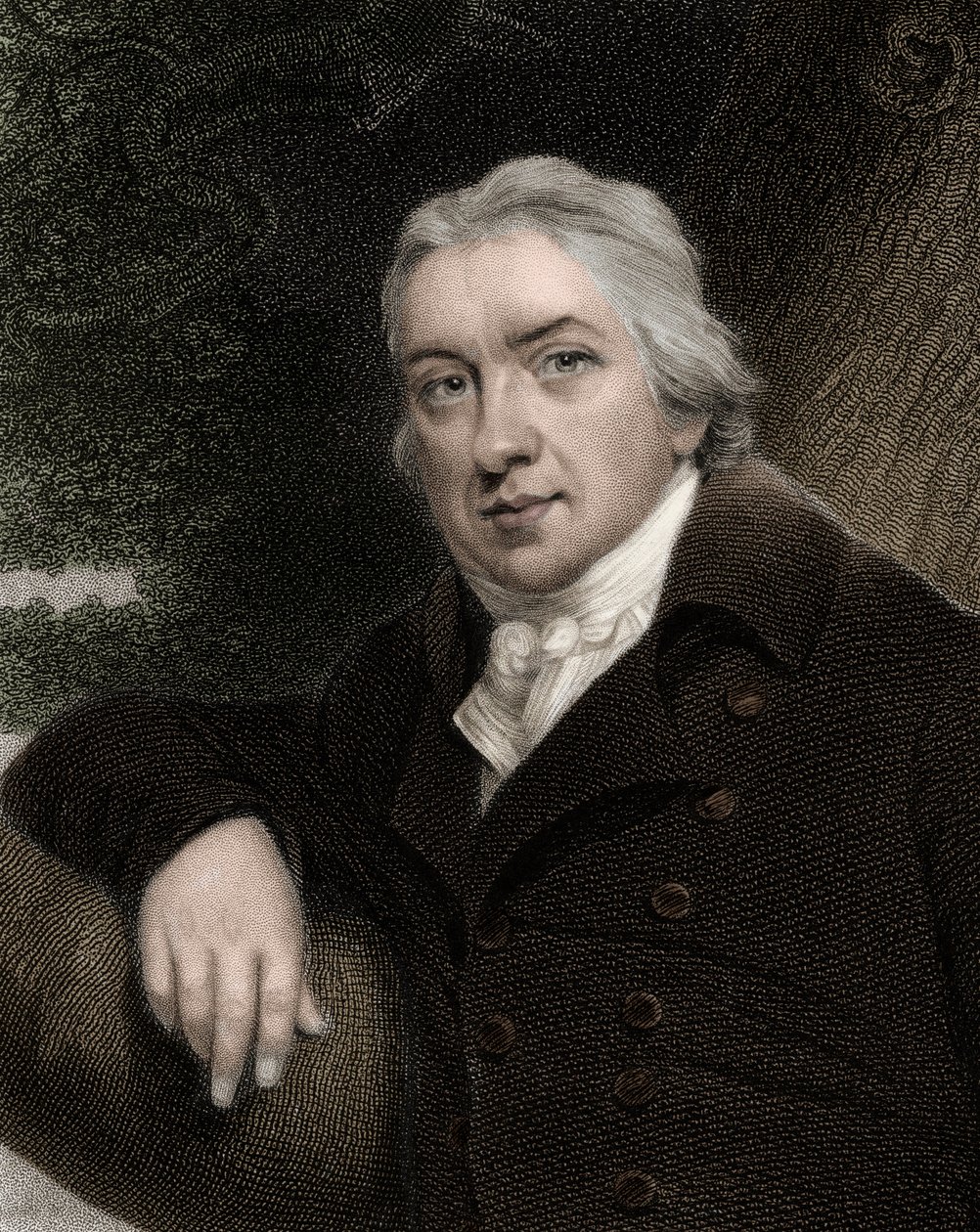 Edward Jenner 1749-1823 - gravure - 19e eeuw door Unknown artist